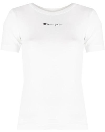 Champion Camiseta elegante minimalista - Blanco
