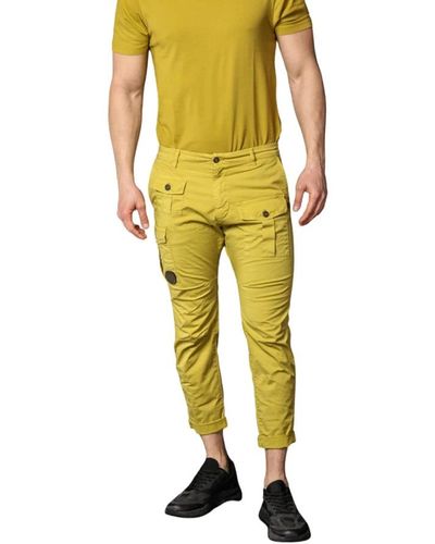 Mason's Trousers > slim-fit trousers - Jaune