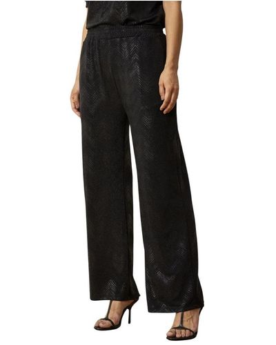 iN FRONT Wide Trousers - Black
