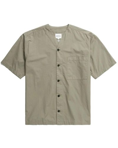 Norse Projects Short Sleeve Shirts - Gray