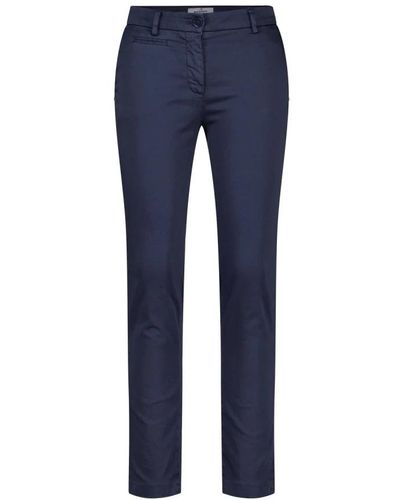 Mason's Slim-Fit Trousers - Blue