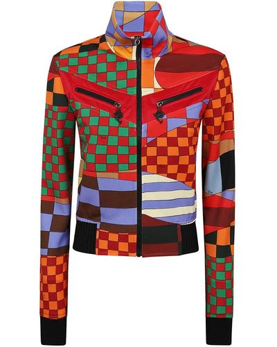 Emilio Pucci Sweatshirts & hoodies > zip-throughs - Rouge