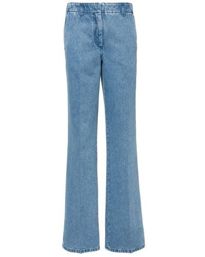 Dries Van Noten Pantalones bis en estilo parchias - Azul