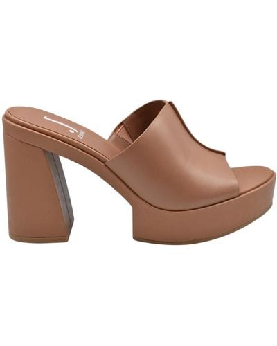 Jeannot Shoes > heels > heeled mules - Marron