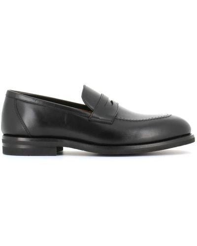 Henderson Classiche sandali mocassino in pelle nera - Nero
