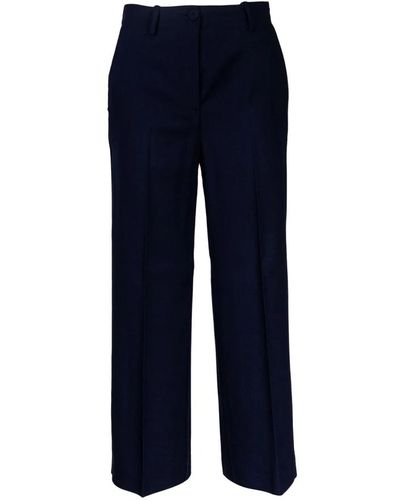 Erika Cavallini Semi Couture Wide pantaloni - Blu