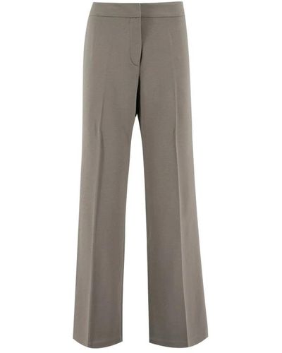 Le Tricot Perugia Trousers > straight trousers - Gris
