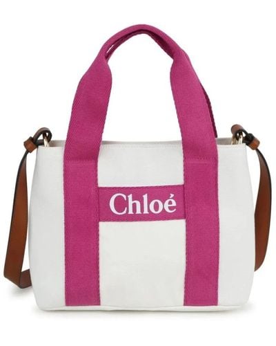 Chloé Tote Bags - Pink