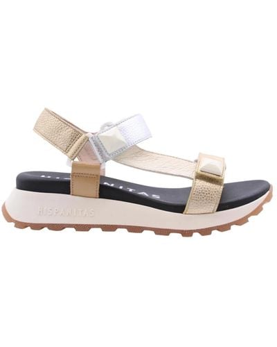 Hispanitas Shoes > sandals > flat sandals - Blanc