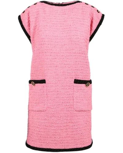 Gucci Cotton-Blend Tweed Dress - Pink