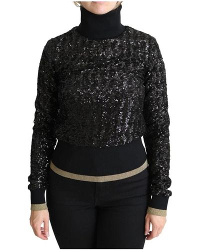 Dolce & Gabbana Knitwear > turtlenecks - Noir