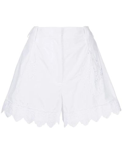 Simone Rocha Short Shorts - White