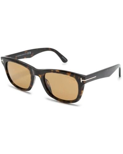 Tom Ford Ft1076 52e occhiali da sole - Metallizzato