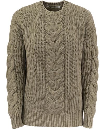 Max Mara Knitwear > round-neck knitwear - Vert