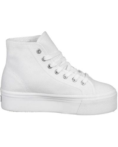 Superga Weiße casual high-top sneakers