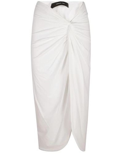 FEDERICA TOSI Maxi skirts - Blanco