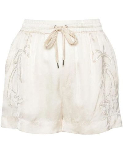 Pinko Short Shorts - White