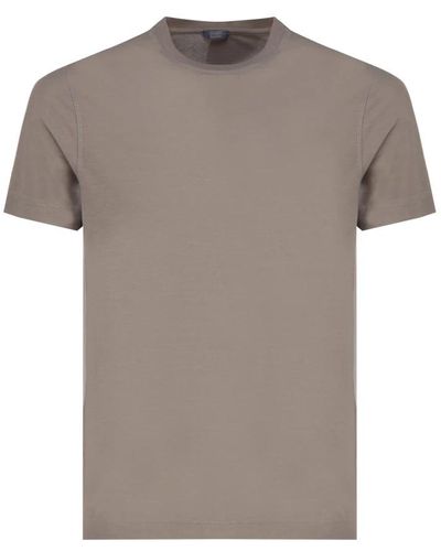 Zanone T-Shirts - Gray