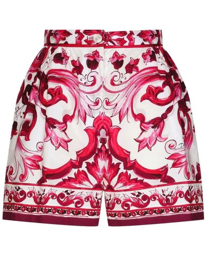 Dolce & Gabbana Short Shorts - Rot