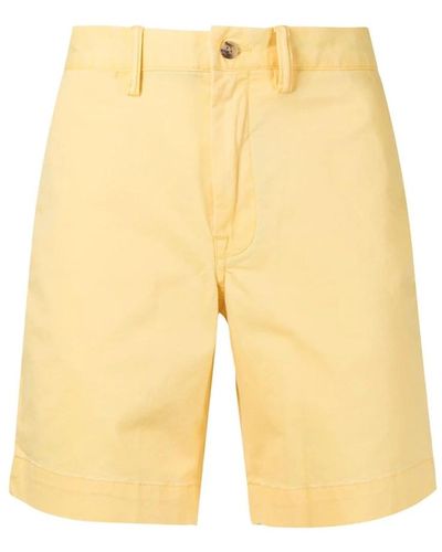Ralph Lauren Gelbe chino-shorts