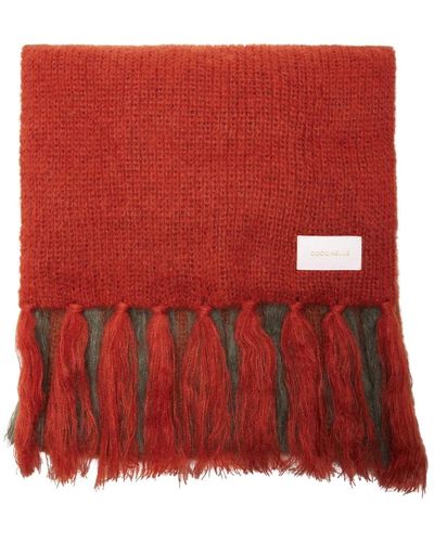 Coccinelle Schal aus Wollmischgewebe Glory - Rot
