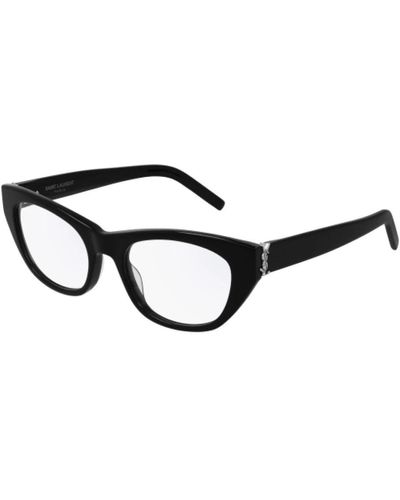 Saint Laurent 52mm Cat Eye Optical Glasses - Black