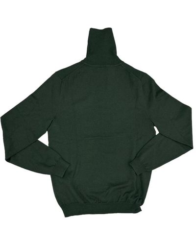 Sun 68 Solid turtle neck sweater - Verde