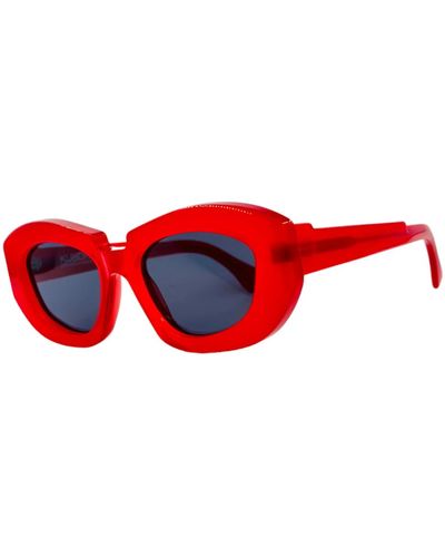 Kuboraum Rote x23 maske mit grauen gläsern