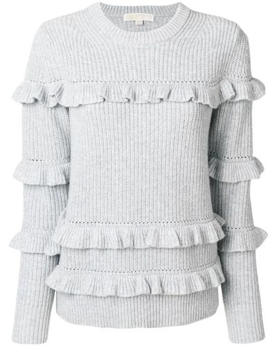 Michael Kors Round-Neck Knitwear - Grey