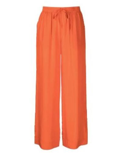 P.A.R.O.S.H. Trousers > wide trousers - Orange