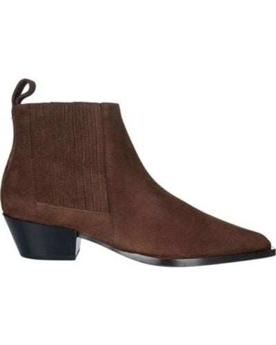 Aeyde Cowboy Boots - Brown