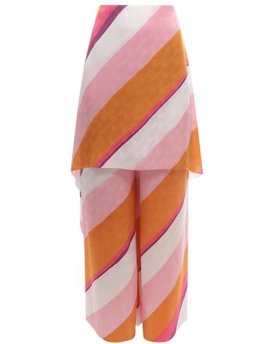Fendi Trousers Fr6370Ajdp - Orange