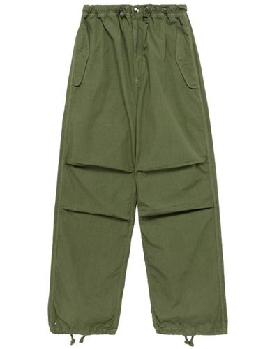 AMISH Trousers > wide trousers - Vert