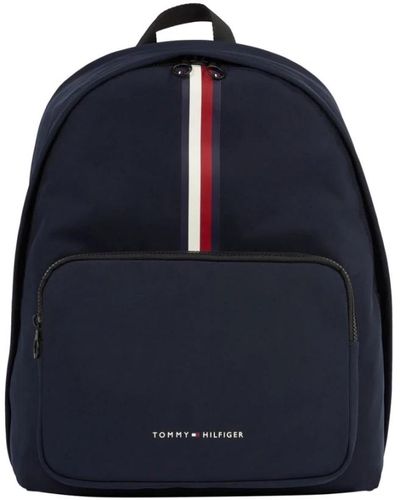 Tommy Hilfiger Skyline Striped Backpack - Blau