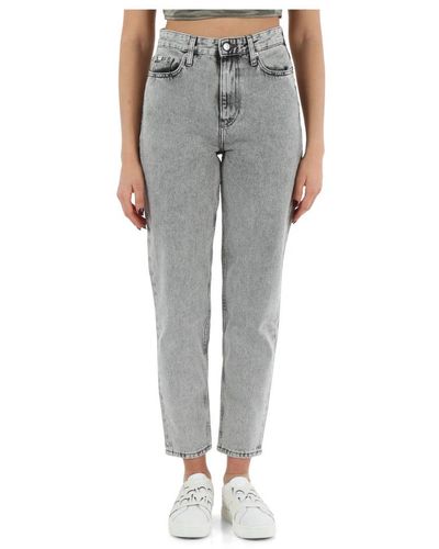Calvin Klein Loose-Fit Jeans - Gray