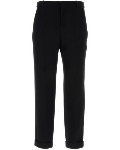 Balmain Trousers > straight trousers - Noir