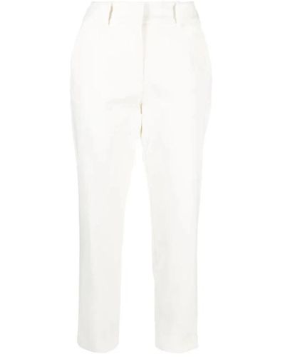 Eleventy Trousers > cropped trousers - Blanc