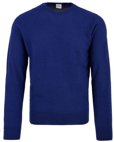 Aspesi Knitwear > round-neck knitwear - Bleu