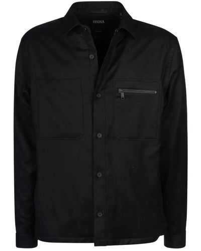 Zegna 290c hemd,light jackets - Schwarz
