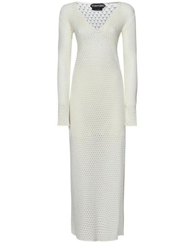 Tom Ford Knitted Dresses - White