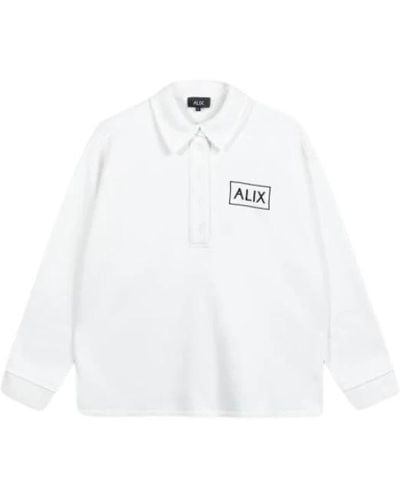 Alix The Label Tops > polo shirts - Blanc