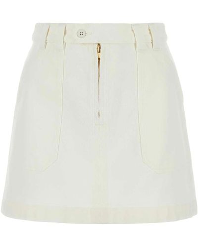 A.P.C. Short skirts - Weiß