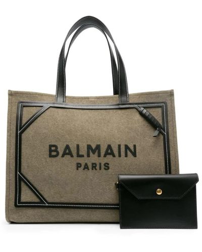 Balmain Tote Bags - Green