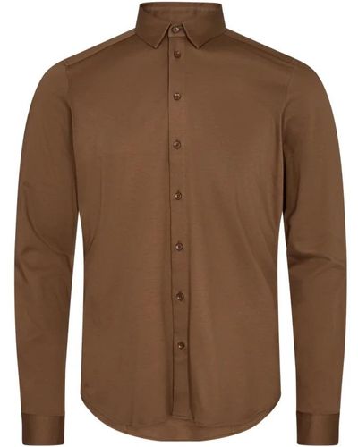 Mos Mosh Casual Shirts - Brown