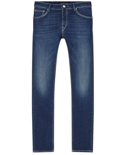Hand Picked Klassische denim jeans für den alltag - Blau