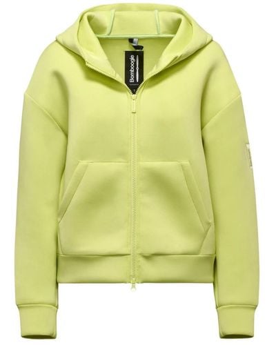 Bomboogie Sweatshirts & hoodies > zip-throughs - Jaune