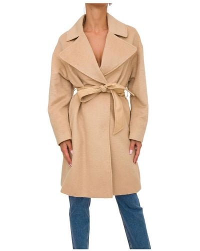 Guess Belted Coats - Natural