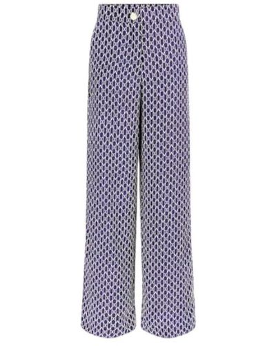Guess Trousers > wide trousers - Violet