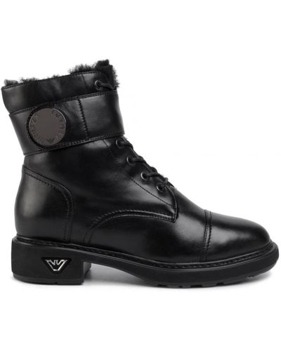 Emporio Armani Ankle Boots - Schwarz
