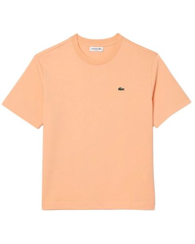 Lacoste Camiseta de lujo de algodón orgánico - Neutro
